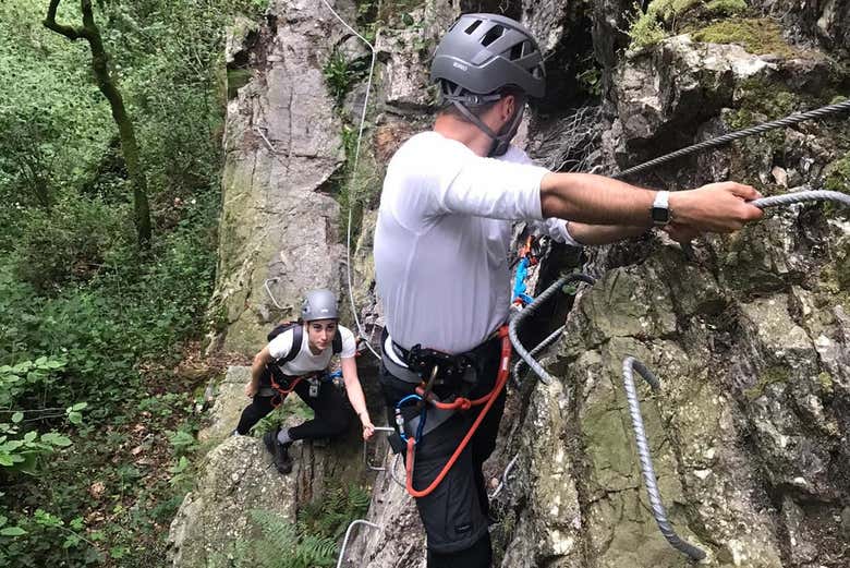 Climbing in the Leitzaran Valley