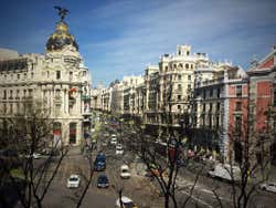 Edificio Metrópolis en la Gran Vía de Madrid