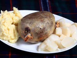 Haggis, Scotland's national dish