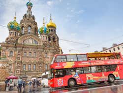 Ônibus turístico de São Petersburgo